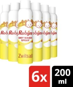 Robijn Zwitsal Dry Wash Spray - 6 X 200 Ml - Voordeelverpakking 10 Robijn Zwitsal Dry Wash Spray - 6 X 200 Ml - Voordeelverpakking -Beste Wasserie Winkel 1013x1200