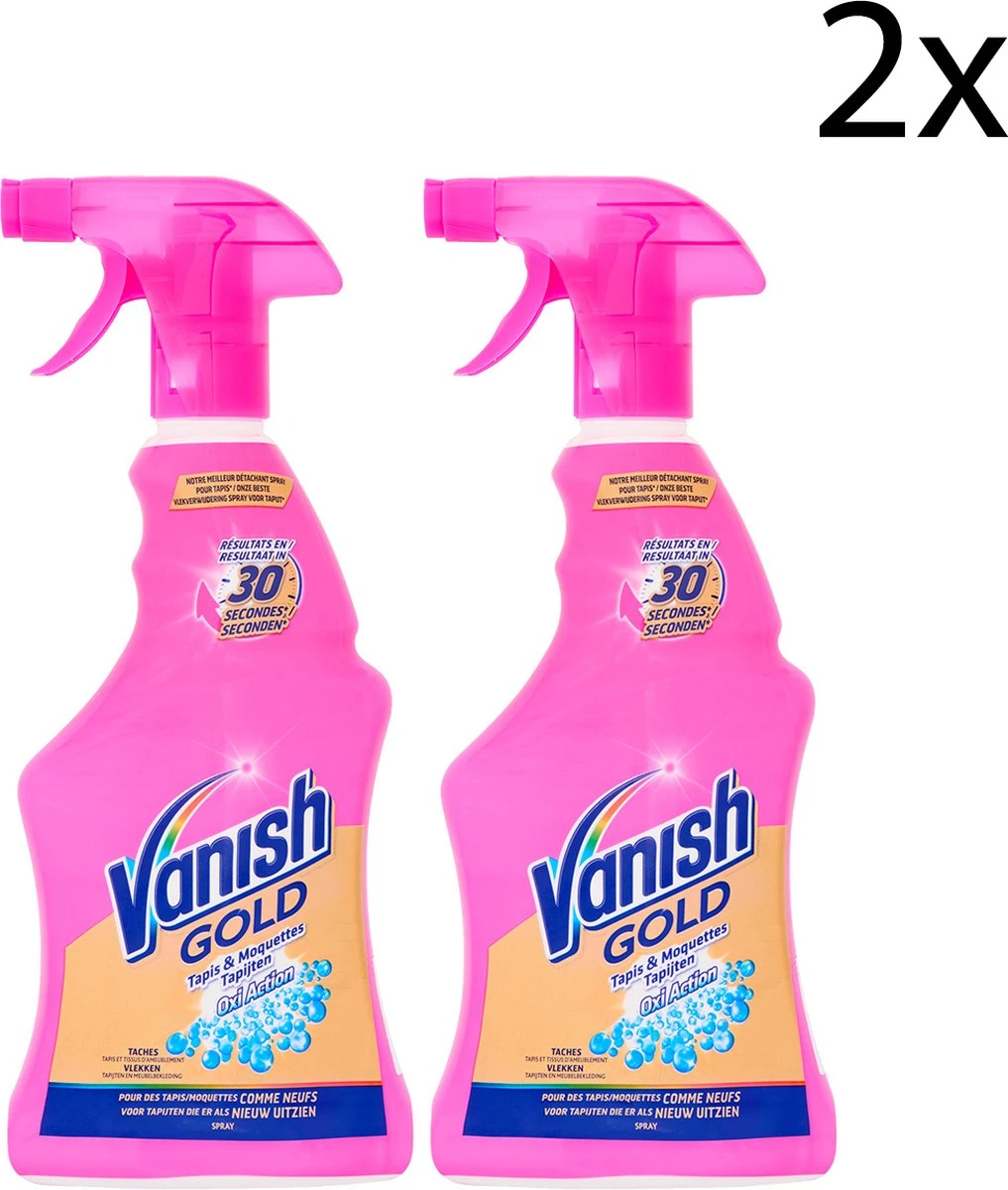 Vanish Oxi Action Gold Vlekverwijderaar Spray - 500ml X2 6 Vanish Oxi Action Gold Vlekverwijderaar Spray - 500ml X2 - Afbeelding 4
