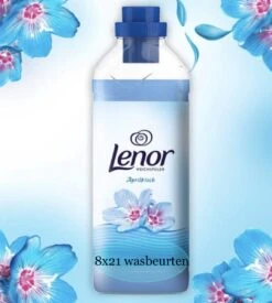 LENOR APRILFRIS WASVERZACHTER -8X21 WASBEURTEN-ST 525ML -Beste Wasserie Winkel 1078x1200