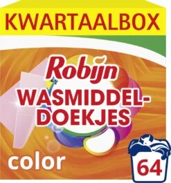 Robijn Classics Color Wasmiddeldoekjes - 4 X 16 Wasstrips - Voordeelverpakking -Beste Wasserie Winkel 1117x1200