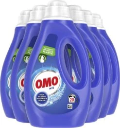Omo Wit Vloeibaar Wasmiddel - 6 X 20 Wasbeurten - Voordeelverpakking -Beste Wasserie Winkel 1129x1200 1
