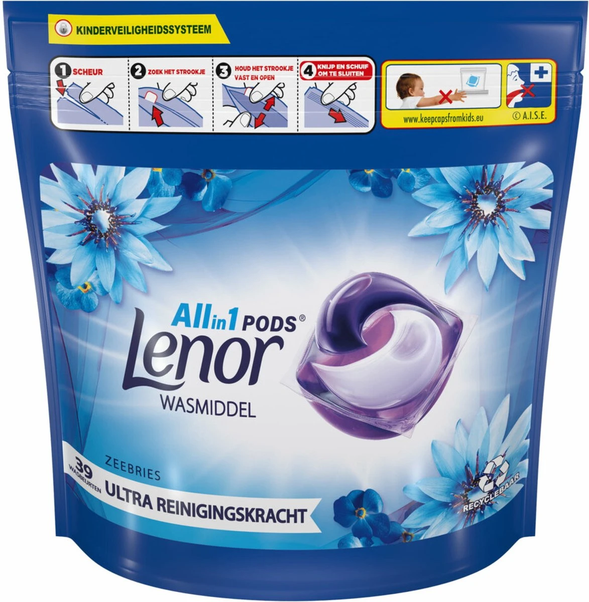 Lenor Wasmiddel All-in-1 Pods Zeebries 39 Stuks 2 Lenor Wasmiddel All-in-1 Pods Zeebries 39 Stuks