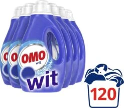 Omo Wit Vloeibaar Wasmiddel - 6 X 20 Wasbeurten - Voordeelverpakking -Beste Wasserie Winkel 1200x1041