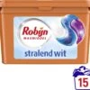 Robijn Wascapsules - 3-in-1 - Stralend Wit - 15 Stuks -Beste Wasserie Winkel 1200x1051 1