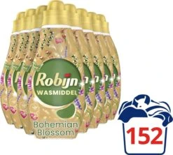 Robijn Klein & Krachtig Color Bohemian Blossom Vloeibaar Wasmiddel - 8 X 19 Wasbeurten - Voordeelverpakking -Beste Wasserie Winkel 1200x1080