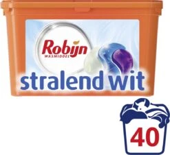Robijn Stralend Wit 3 In 1 Wascapsules Speciaal Voor De Witte Was - 40 Wasbeurten Kwartaalbox -Beste Wasserie Winkel 1200x1098 1