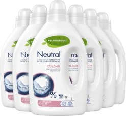 Neutral Vloeibaar Wasmiddel Kleur - 6 X 20 Wasbeurten - Voordeelverpakking -Beste Wasserie Winkel 1200x1108