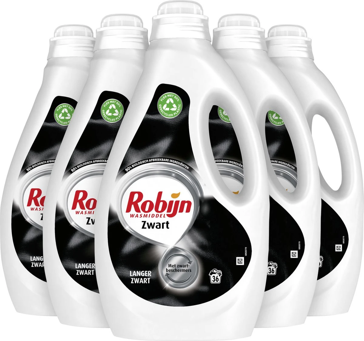 Robijn Black Vloeibaar Wasmiddel - 5 X 36 Wasbeurten - Voordeelverpakking 4 Robijn Black Vloeibaar Wasmiddel - 5 X 36 Wasbeurten - Voordeelverpakking - Afbeelding 2