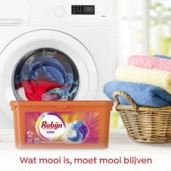 Robijn Color 3 In 1 Wascapsules Speciaal Voor De Gekleurde Was - 29 Wasbeurten -Beste Wasserie Winkel 1200x1198 1
