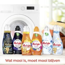 Robijn Perfect Match Stralend Wit, Black Velvet En Color Wasmiddel - En Wasverzachter Pakket - 6 Stuks - Voordeelverpakking -Beste Wasserie Winkel 1200x1200 230