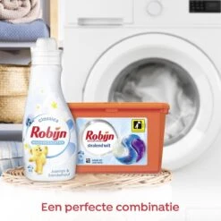 Robijn Stralend Wit 3 In 1 Wascapsules Speciaal Voor De Witte Was - 40 Wasbeurten Kwartaalbox -Beste Wasserie Winkel 1200x1200 249