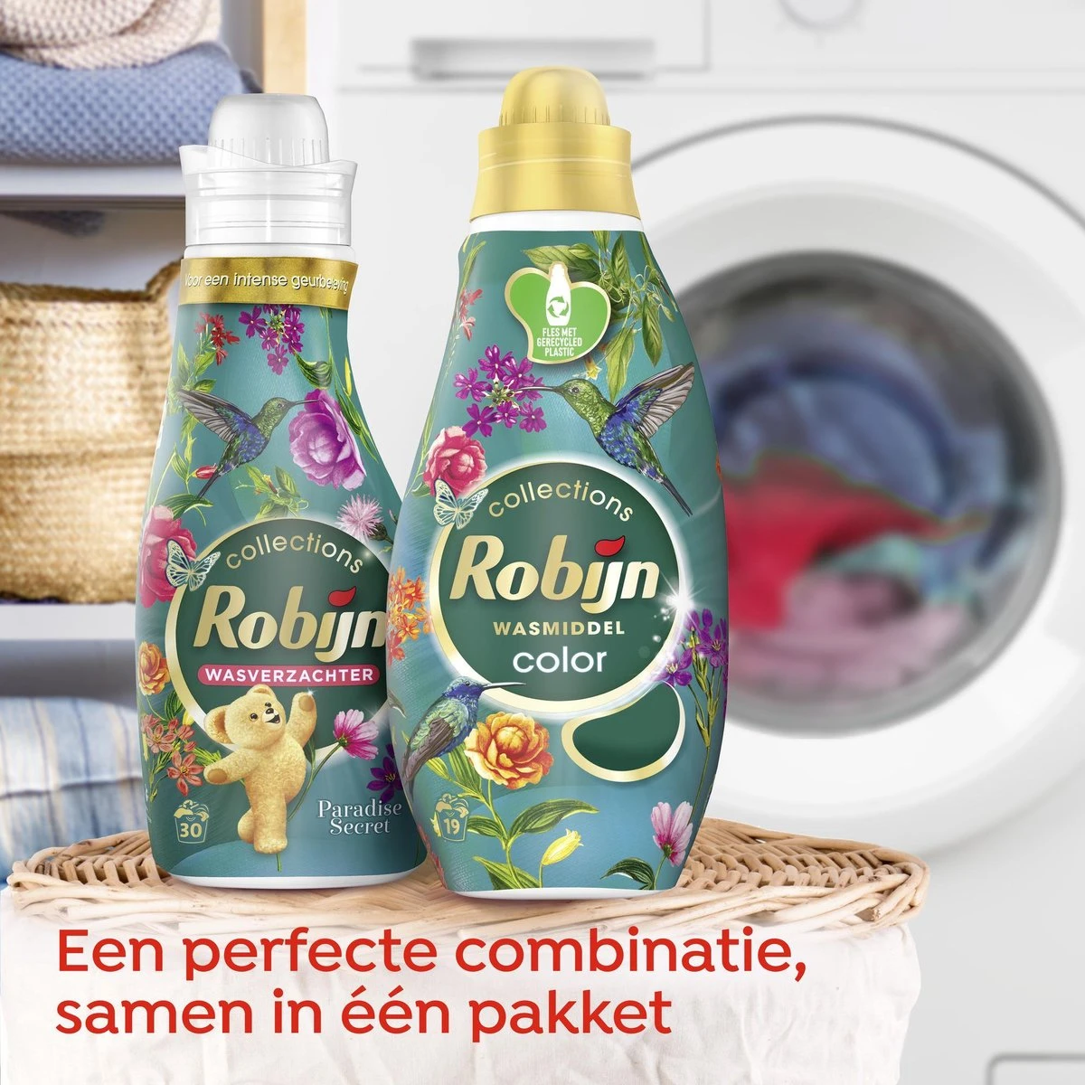 Robijn Paradise Secret Wasmiddel En Wasverzachter - 57 Wasbeurten - Voordeelverpakking 8 Robijn Paradise Secret Wasmiddel En Wasverzachter - 57 Wasbeurten - Voordeelverpakking - Afbeelding 6