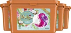 Robijn Kokos 3 In 1 Wascapsules - 4 X 15 Wasbeurten - Voordeelverpakking -Beste Wasserie Winkel 1200x563