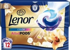 Lenor All In 1 Pods Amber & Orchidee - Waspods - 4 X 12 Wasbeurten Voordeelverpakking -Beste Wasserie Winkel 1200x865 1