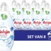 Robijn Klein & Krachtig Stralend Wit Vloeibaar Wasmiddel - 8 X 19 Wasbeurten - Voordeelverpakking 1 Robijn Klein & Krachtig Stralend Wit Vloeibaar Wasmiddel - 8 X 19 Wasbeurten - Voordeelverpakking -Beste Wasserie Winkel 1200x971
