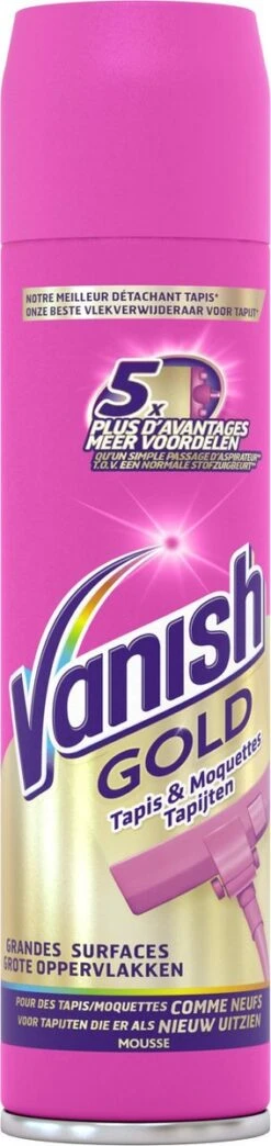 Vanish Gold Mousse Voor Tapijt Vlekkenverwijderaar - 600 Ml -Beste Wasserie Winkel 284x1200 3