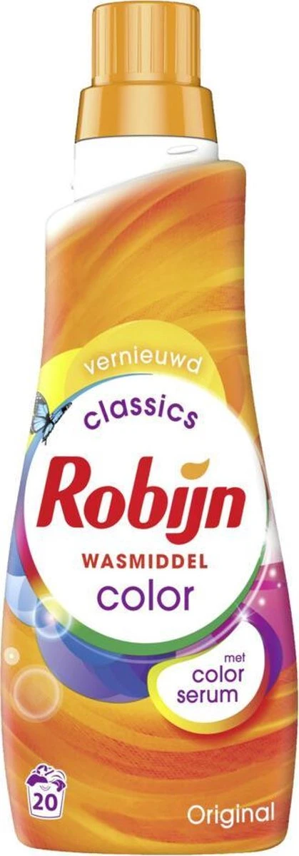 Robijn Klein & Krachtig Color Vloeibaar Wasmiddel - 8 X 20 Wasbeurten - Voordeelverpakking 5 Robijn Klein & Krachtig Color Vloeibaar Wasmiddel - 8 X 20 Wasbeurten - Voordeelverpakking - Afbeelding 3
