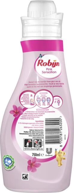 Robijn Pink Sensation Wasverzachter - 240 Wasbeurten - Voordeelverpakking -Beste Wasserie Winkel 464x1200 12