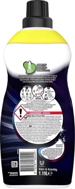 Robijn Klein & Krachtig Classics Black Velvet Vloeibaar Wasmiddel - 2 X 34 Wasbeurten - Voordeelverpakking -Beste Wasserie Winkel 480x1200 5