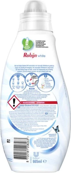 Robijn Klein & Krachtig Stralend Wit Vloeibaar Wasmiddel - 8 X 19 Wasbeurten - Voordeelverpakking 16 Robijn Klein & Krachtig Stralend Wit Vloeibaar Wasmiddel - 8 X 19 Wasbeurten - Voordeelverpakking -Beste Wasserie Winkel 495x1200 1