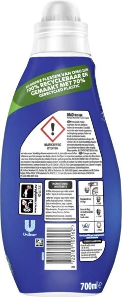 Omo Klein & Krachtig Wit Vloeibaar Wasmiddel - 8 X 20 Wasbeurten - Voordeelverpakking -Beste Wasserie Winkel 495x1200 22