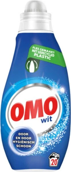 Omo Klein & Krachtig Wit Vloeibaar Wasmiddel - 8 X 20 Wasbeurten - Voordeelverpakking -Beste Wasserie Winkel 497x1200