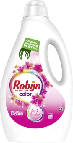 Robijn Color Pink Sensation Vloeibaar Wasmiddel - 5 X 36 Wasbeurten - Voordeelverpakking -Beste Wasserie Winkel 616x1200 1
