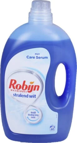 Robijn Wit Vloeibaar Wasmiddel 3L - 60 Wasbeurten - Voordeelverpakking -Beste Wasserie Winkel 647x1200