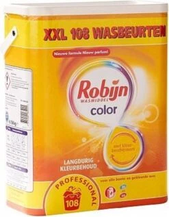 Robijn Professional - Color Wasmiddel - 108 Wasbeurten (6,15 Kg) -Beste Wasserie Winkel 935x1200